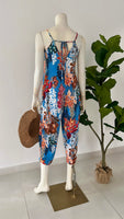Floral Midi Overall