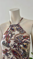 Paisley Border Dress