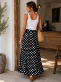 Polka Noir Skirt - Black /White