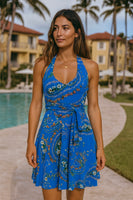 Azure Halter Dress
