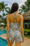 Halter Mini Jumpsuit