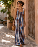 Striped Washed Maxi