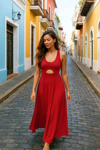 Cut Out Maxi Dress