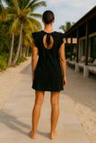 Loop Dress with Ruffle Sleeves