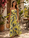 Sunshine Escape Belted  Maxi