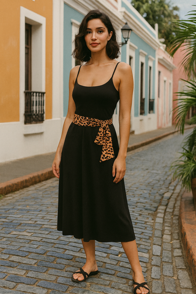 Black Midi Dress
