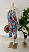 Floral Midi Overall