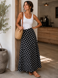 Polka Noir Skirt - Black /White