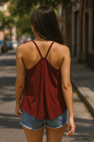 Racer Back Wine Top