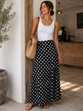 Polka Noir Skirt - Black /White
