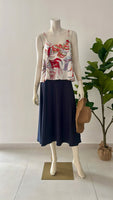 Indigo Midi Skirt