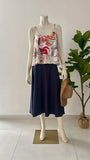 Indigo Midi Skirt