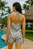 Halter Mini Jumpsuit