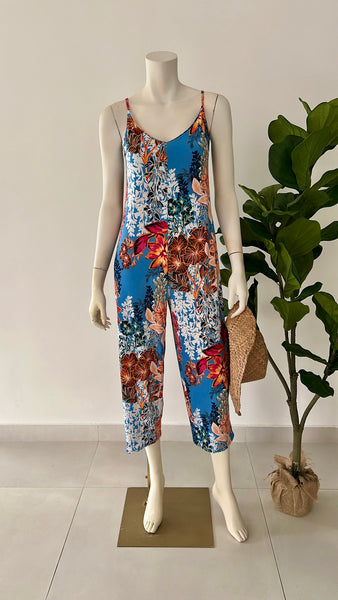 Floral Midi Overall