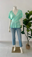 Mint Wrap Top