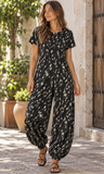 Noir Brush Ballon Overall