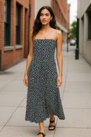 Dot Noir Dress