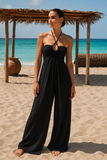 Cut Out Black Jumpsuit