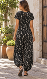 Noir Brush Ballon Overall