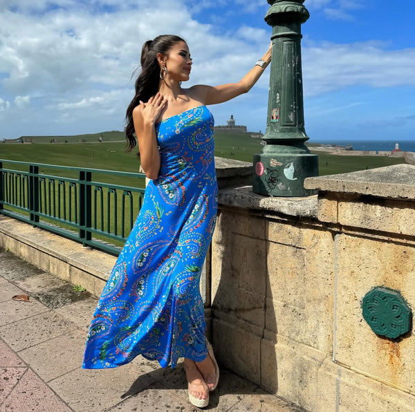 Azure Maxi Dress