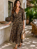 Leopard Kimono Dress