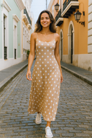 Sand Dot Noir Dress