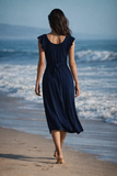 Riviera Azul Mid Dress