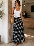 Polka Noir Skirt - Black /White