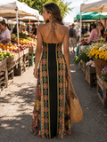 Boho Paisley Maxi Dress