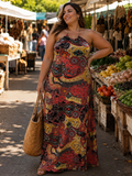 Boho Paisley Maxi Dress