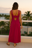 Deep Back Maxi Dress