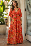 Sunset Bloom Maxi Dress