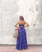 Open Back  Maxi Dress
