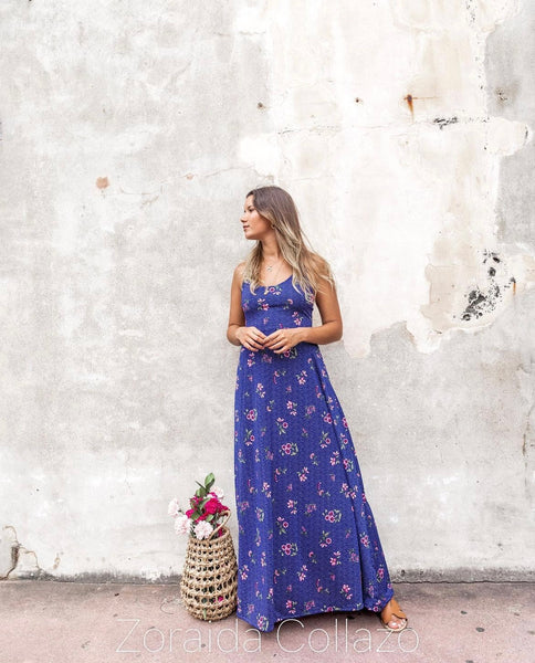 Open Back  Maxi Dress