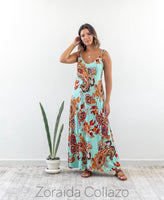 Double Lacey Maxi Dress