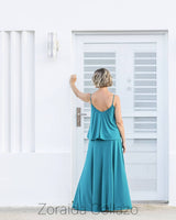 Teal Maxi Dress