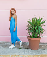 Turquoise Blue Overall