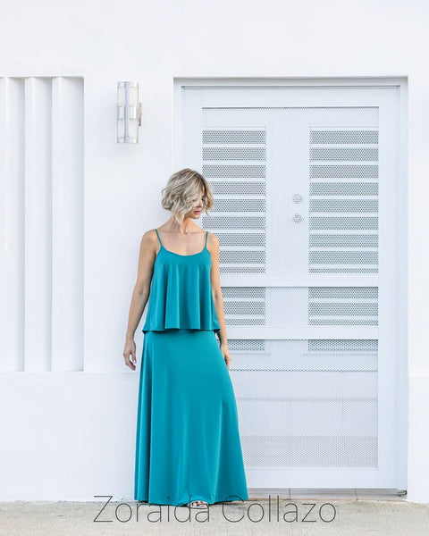 Teal Maxi Dress