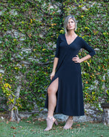 Black Slit Tunic