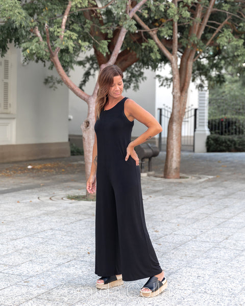 Basic black sales jumpsuit