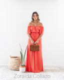 Off Shoulder Maxi Dress