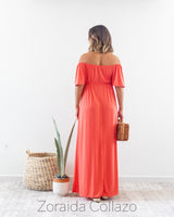 Off Shoulder Maxi Dress