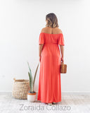 Off Shoulder Maxi Dress