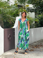 Abstract OS   Maxi Dress