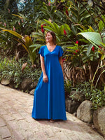 Brilliant Blue Maxi Dress