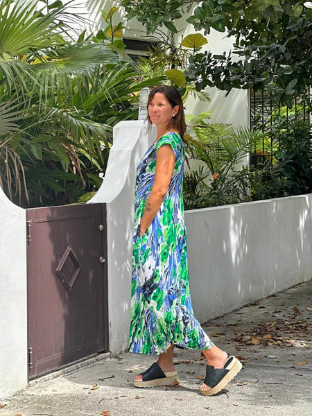 Abstract OS   Maxi Dress