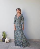 3/4 Maxi Dress